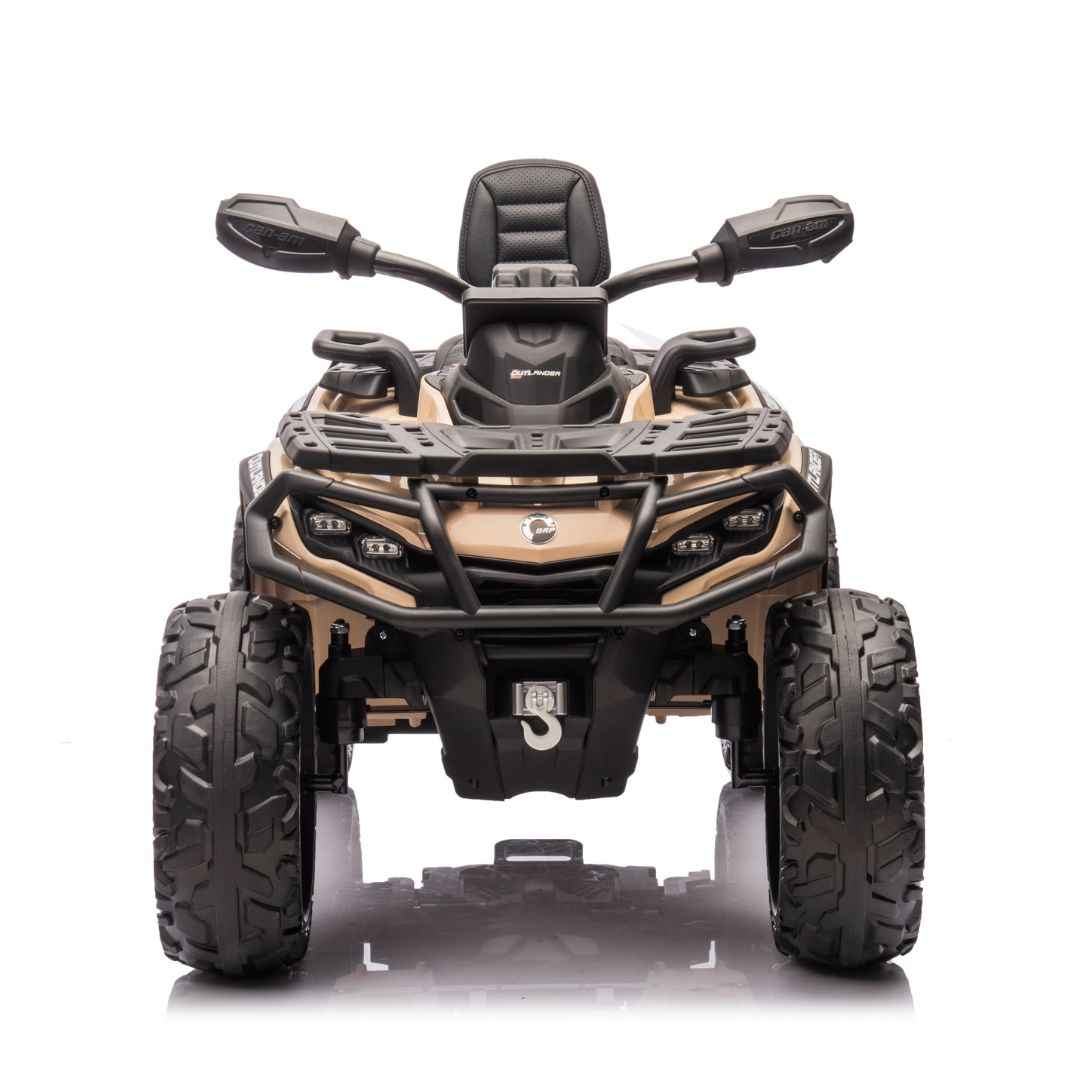 KikkaBoo® Štirikolesnik na akumulator Licensed Can-Am Outlander ATV Khaki KikkaBoo