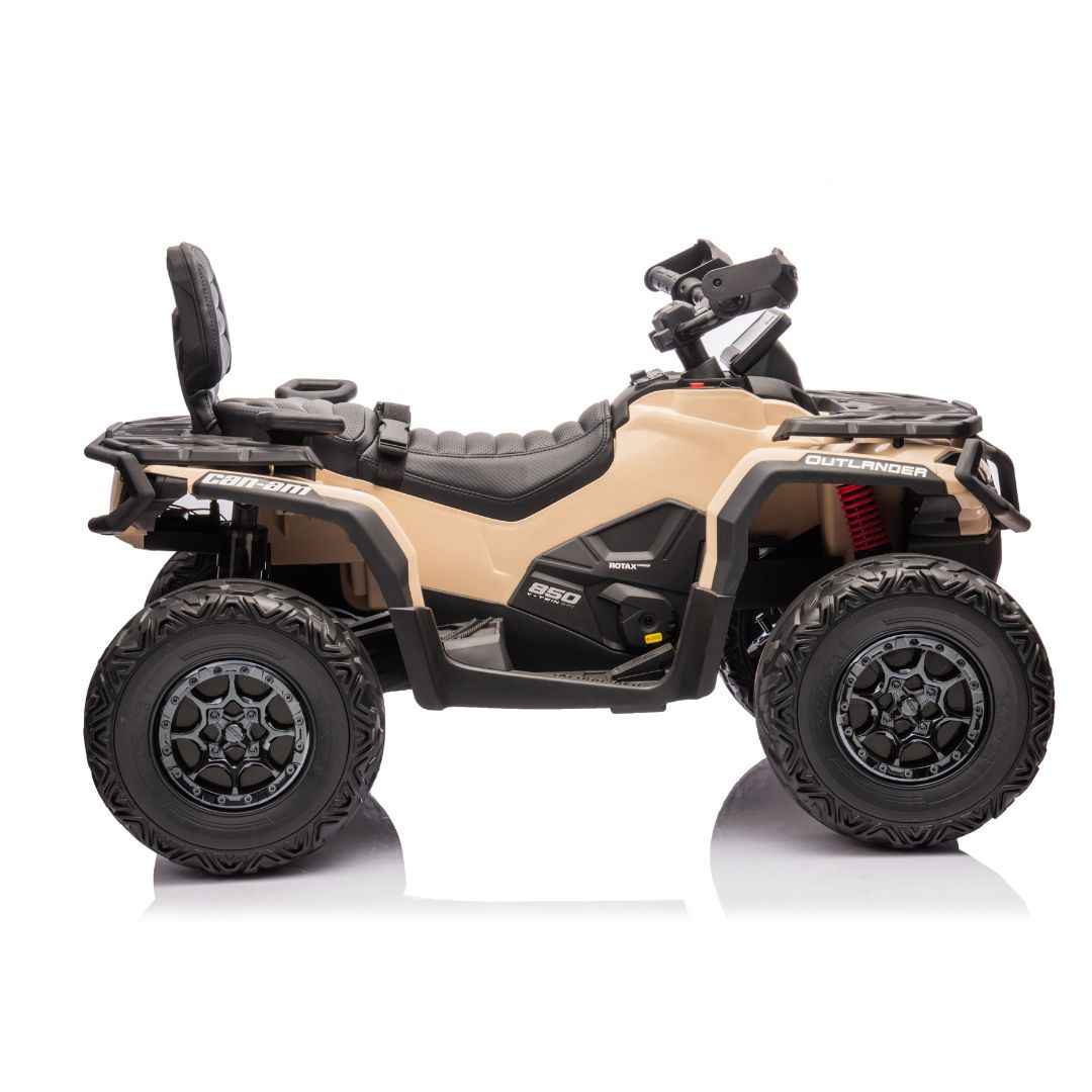 KikkaBoo® Štirikolesnik na akumulator Licensed Can-Am Outlander ATV Khaki KikkaBoo
