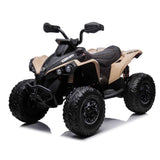 KikkaBoo® Four-wheel battery-powered Licensed Can-Am Renegade ATV Khaki