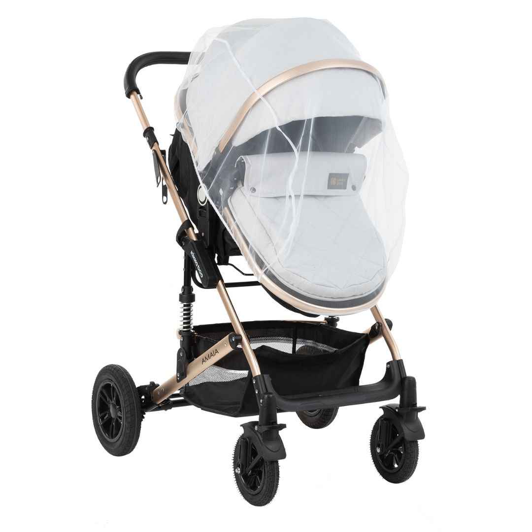 KikkaBoo® Zaščitna mreža za otroški voziček White KikkaBoo