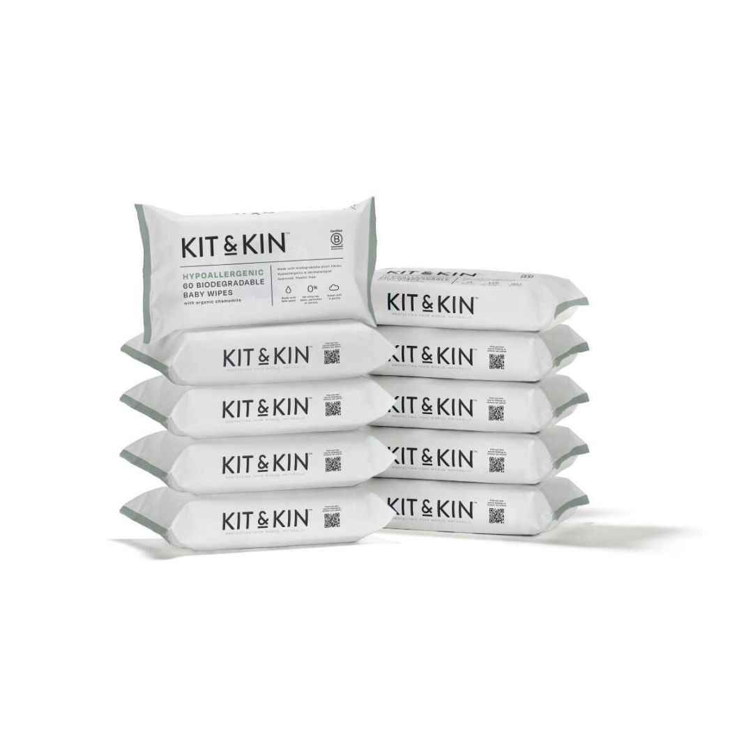 Kit&Kin® Otroški vlažilni robčki 60/1 Kit & Kin
