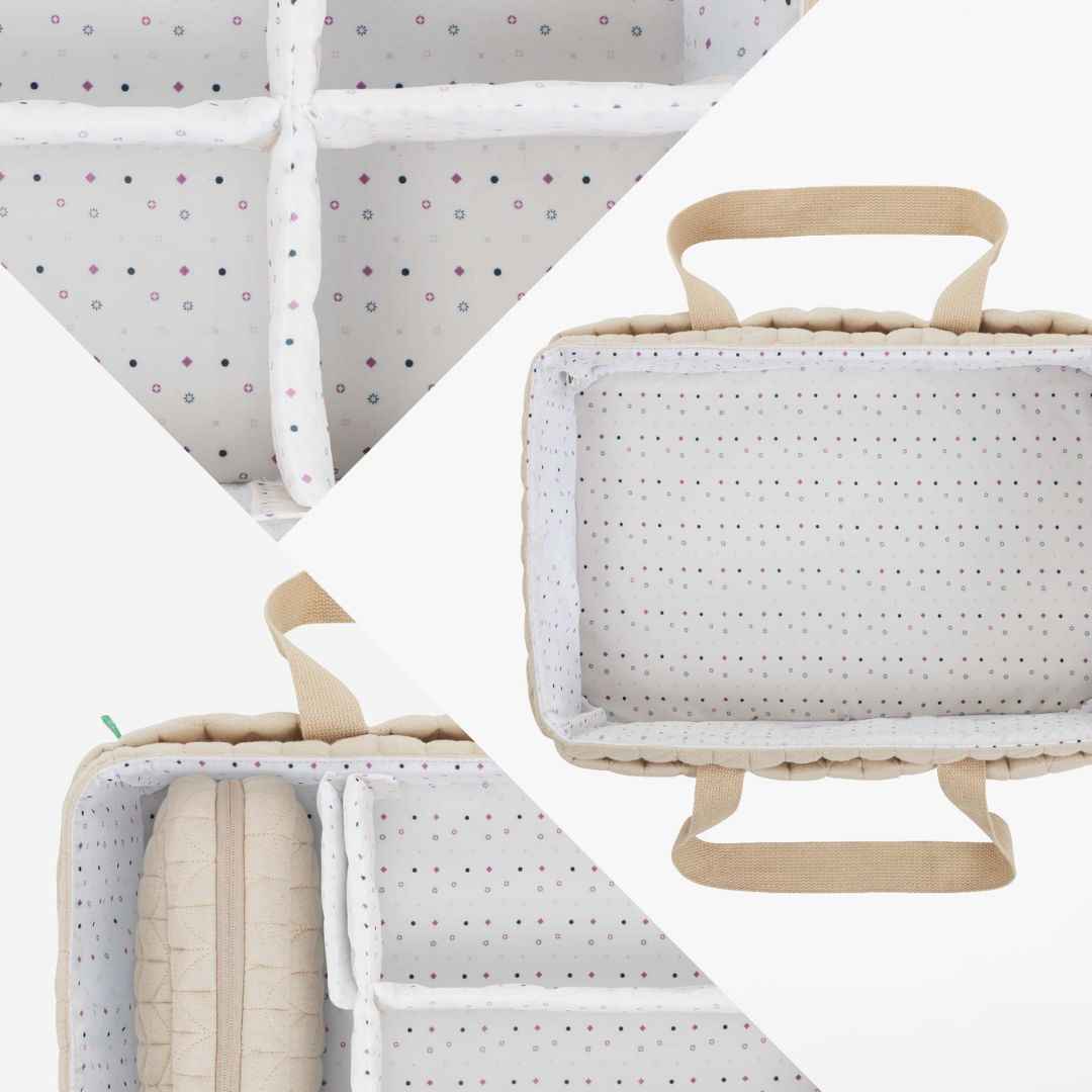 Koala Babycare® Organizator za pleničke Quilted Beige Koala Babycare