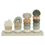 Label Label® Holz- natikanka Little Rings Olive Green