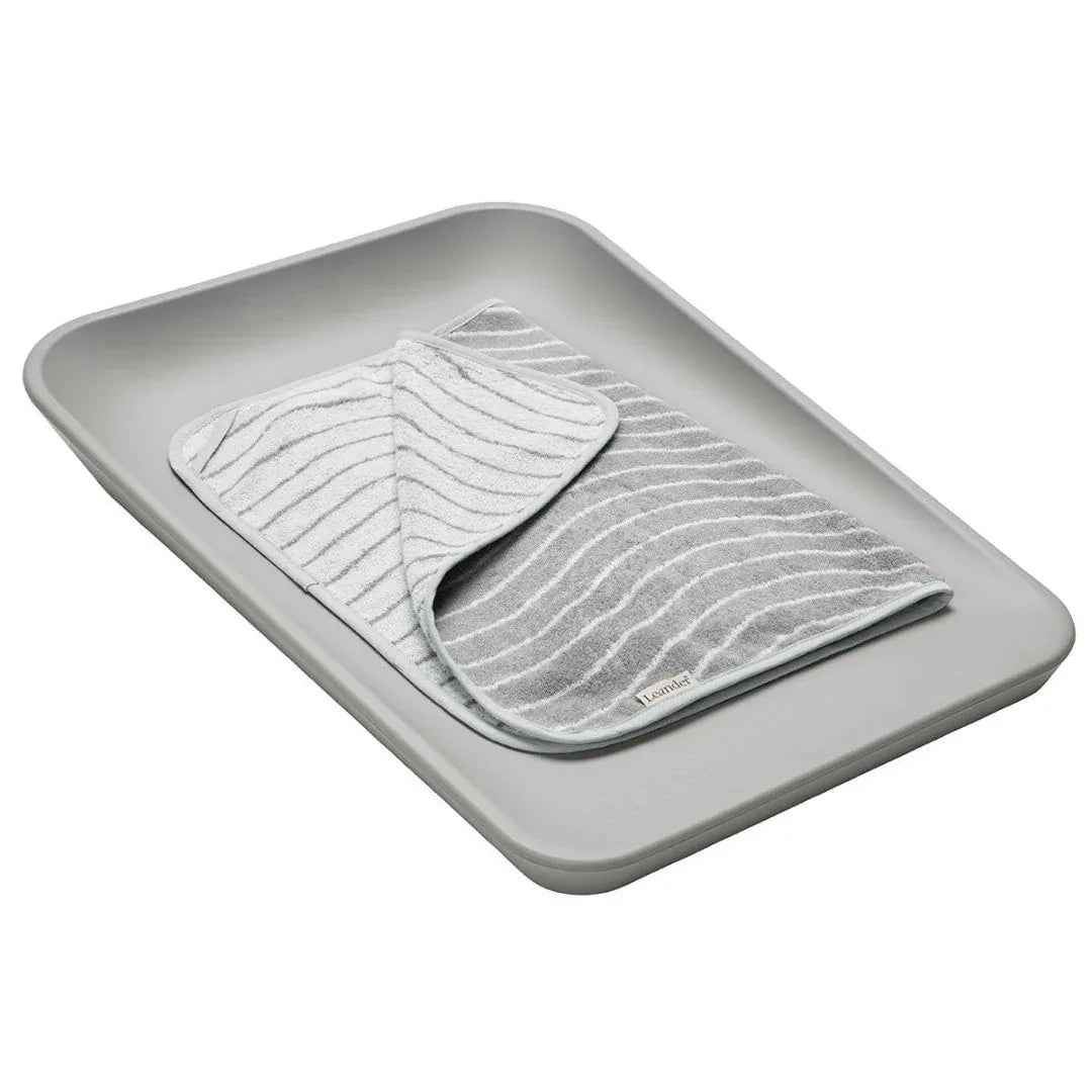 Leander® Bombažna brisača Woodland Cool Grey 65x50 Leander