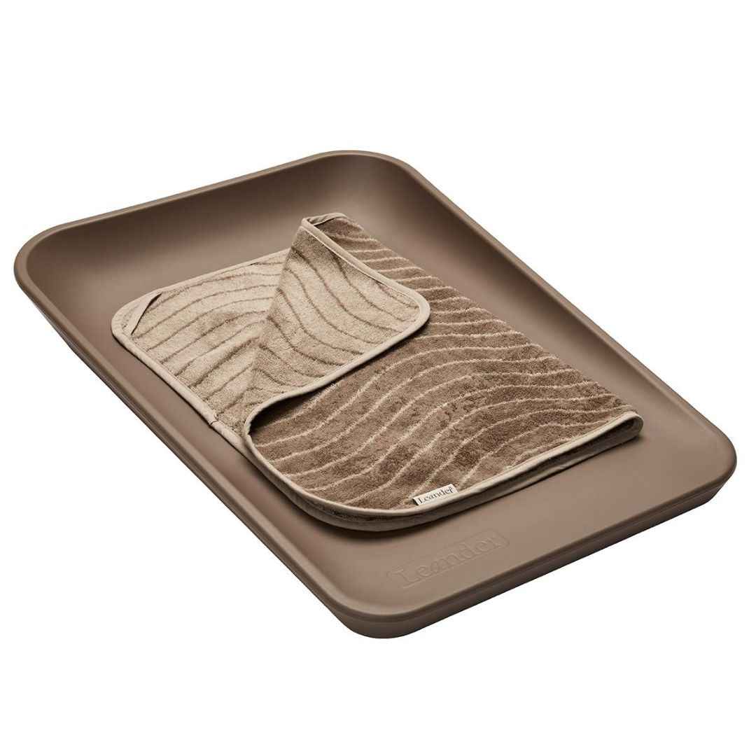 Leander® Bombažna brisača Woodland Mocca 65x50 Leander