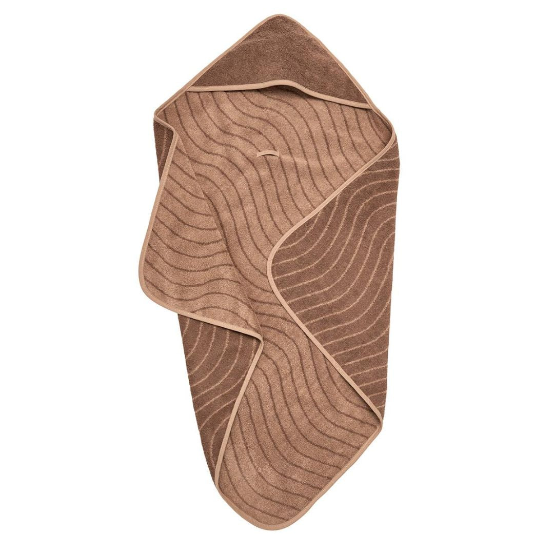 Leander® Cotton Hooded Towel Woodland Clay 80x80 – slika 2