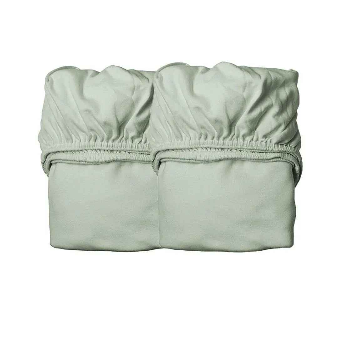 Leander® Bombažna rjuha 60x140cm 2 kos Sage Green Leander