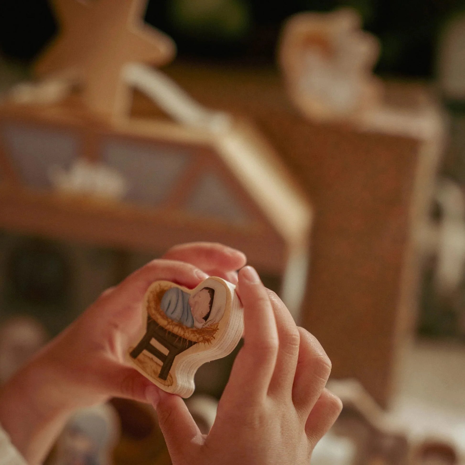 Little Dutch® Otroške lesene Jaslice v škatli Little Dutch