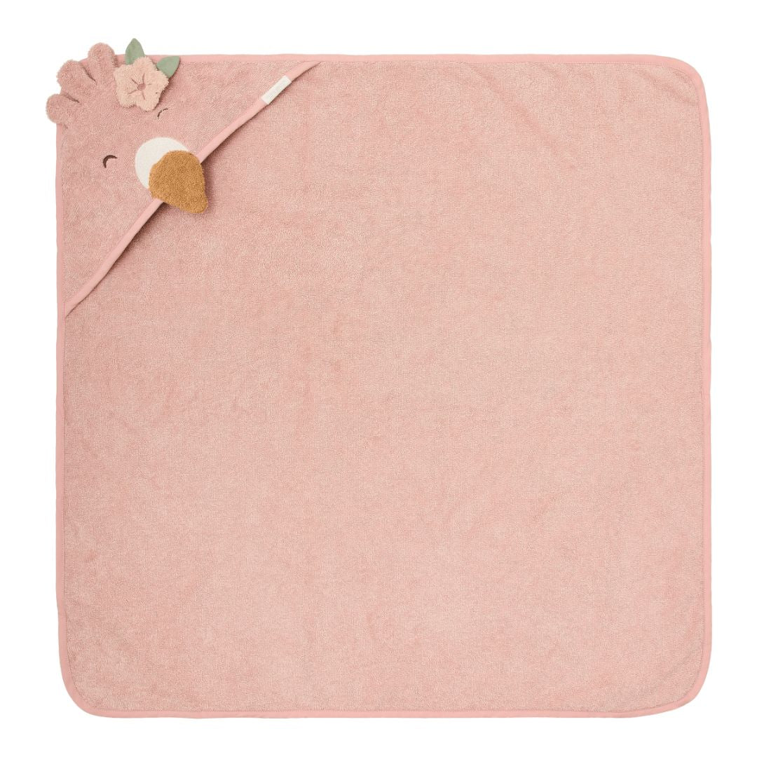 Little Dutch® Hooded towel Flamingo 100x100cm – slika 2