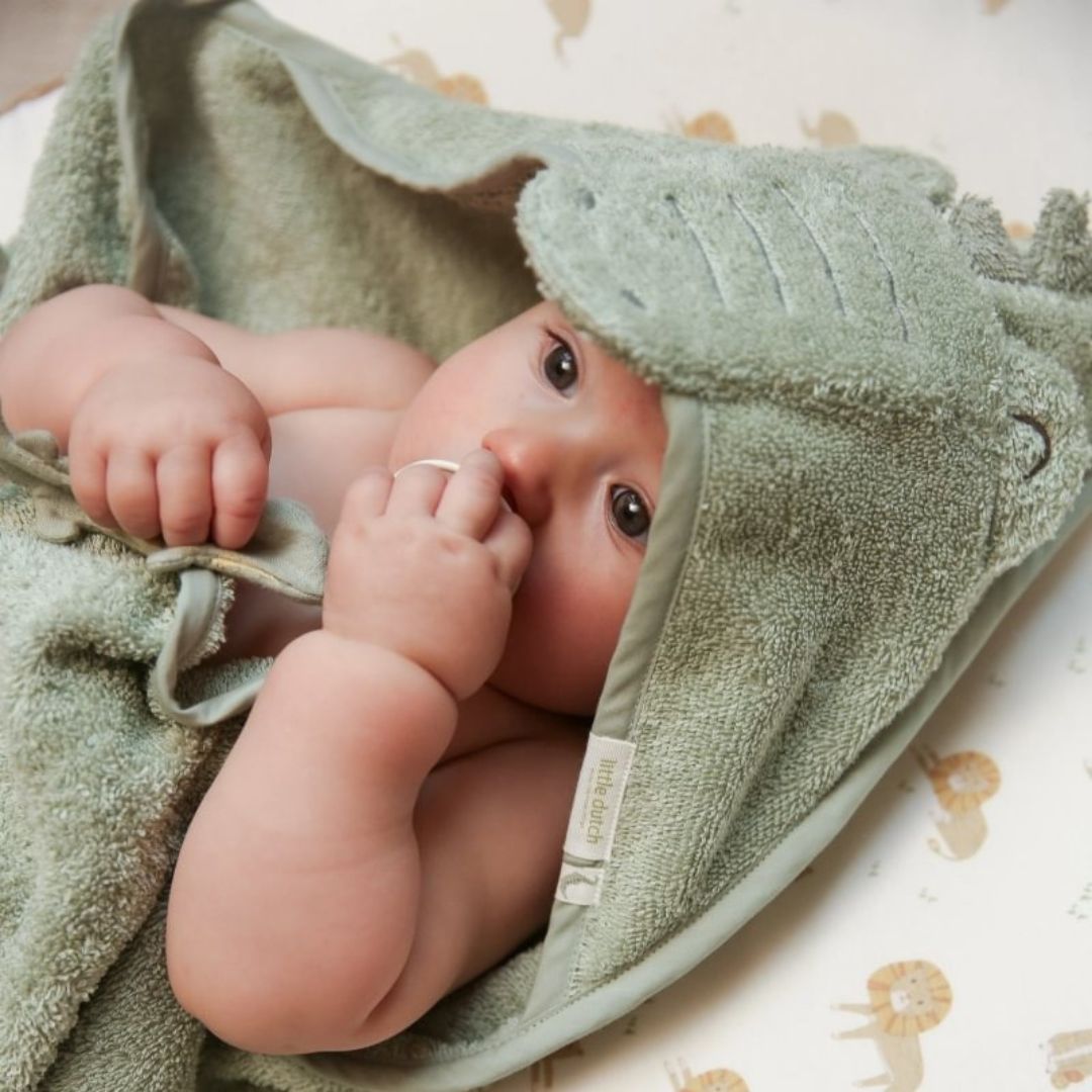Little Dutch® Hooded Towel Flamingo – slika 5