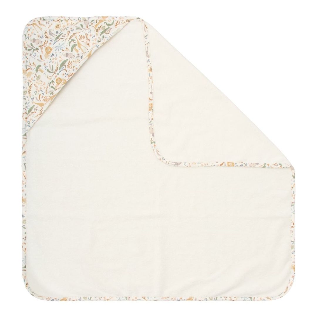 Little Dutch® Hooded Towel Safari Wonders 75x75cm – slika 2