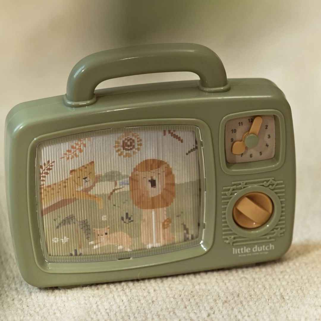 Little Dutch® Glasbeni televizor Safari Musical TV Little Dutch