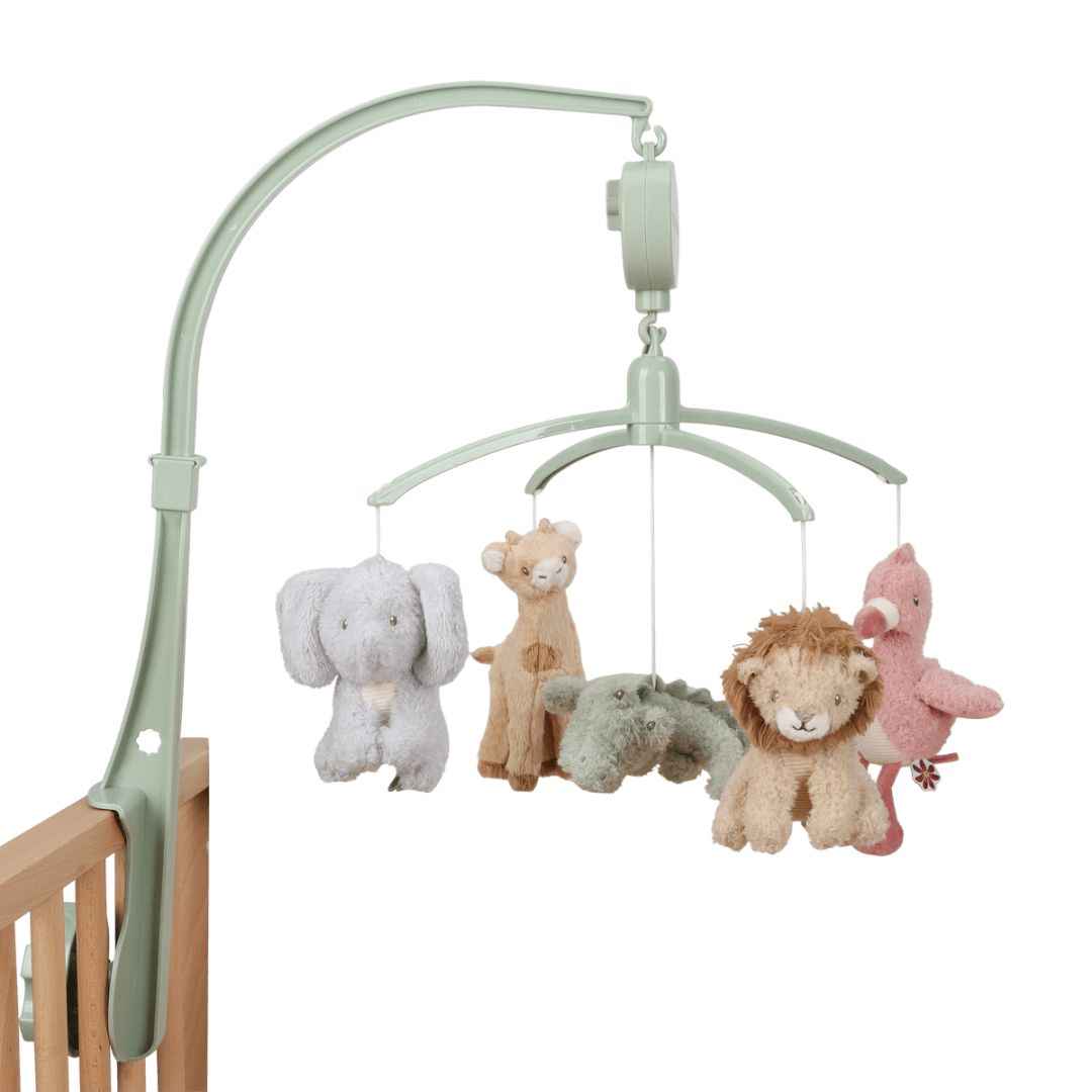 Little Dutch® Glasbeni vrtiljak Safari Friends Little Dutch
