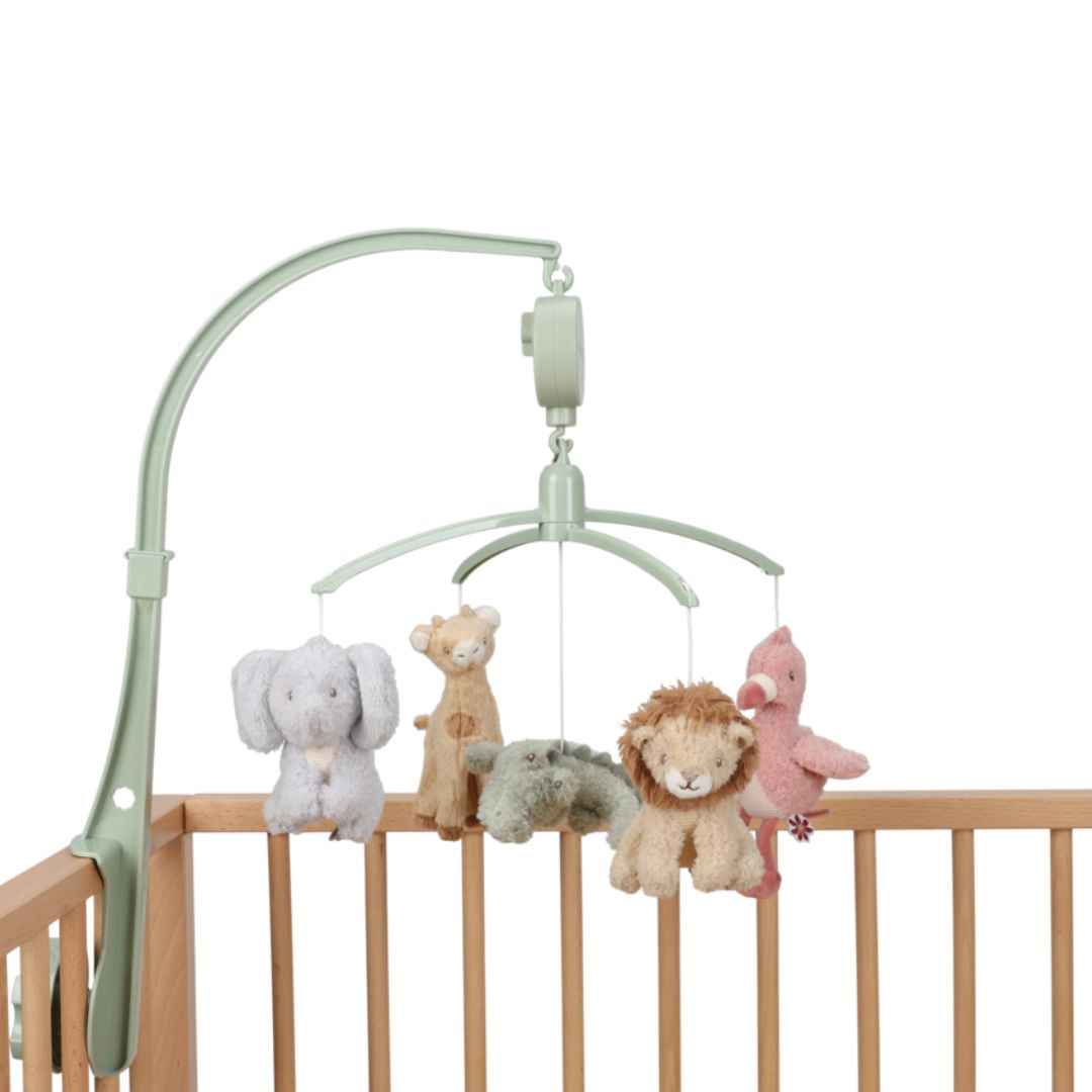 Little Dutch® Glasbeni vrtiljak Safari Friends Little Dutch