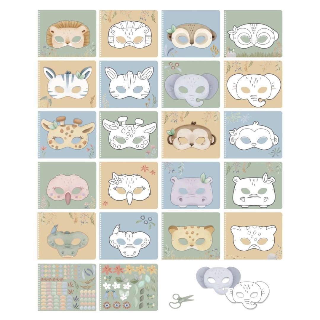 Little Dutch® Scissor Book Safari Friends – slika 3