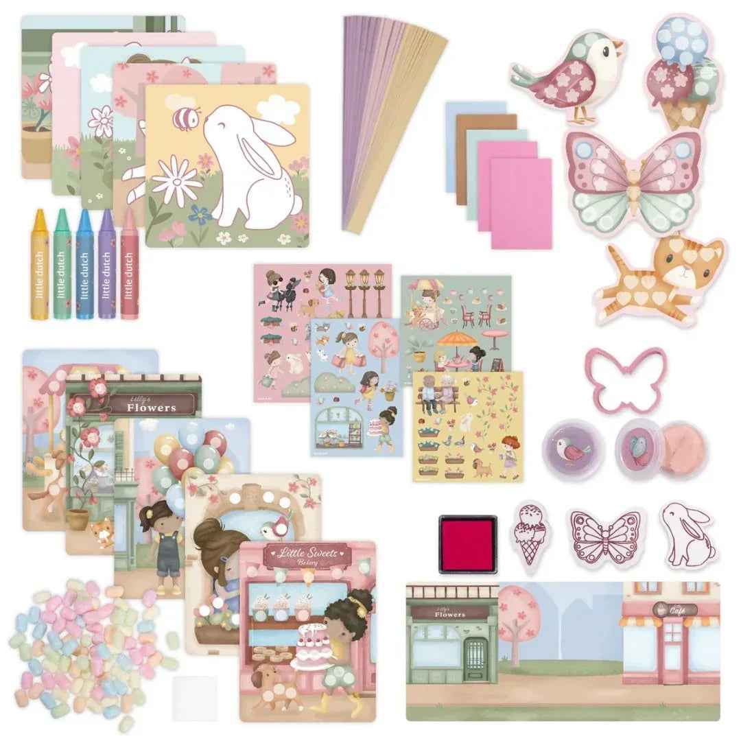 Little Dutch® Kreativna škatla XL Rosa & Friends Little Dutch
