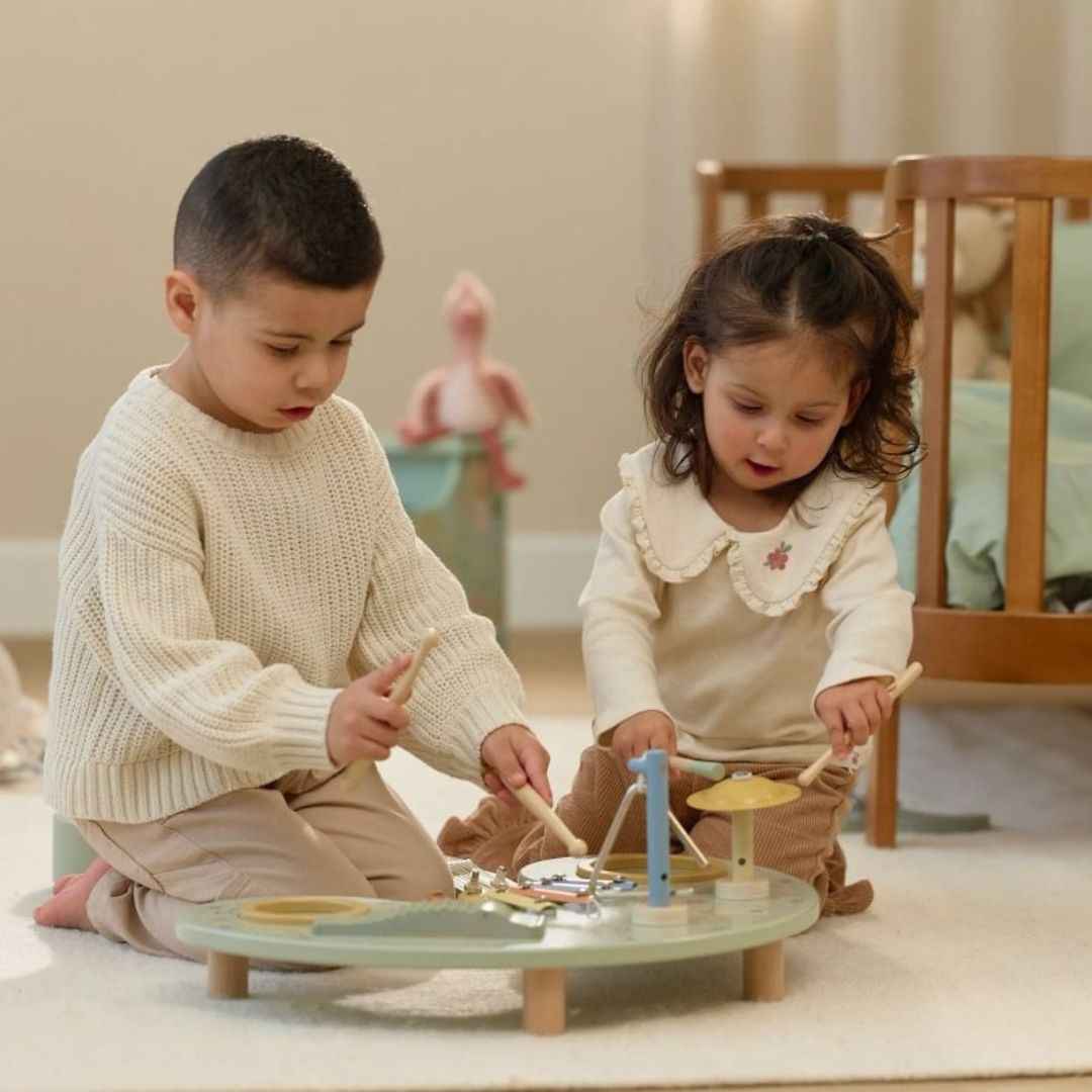 Little Dutch® Wooden music table Safari Friends – slika 4