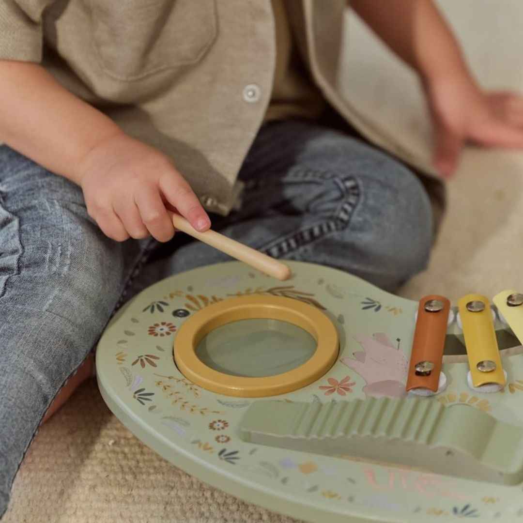 Little Dutch® Wooden music table Safari Friends – slika 5