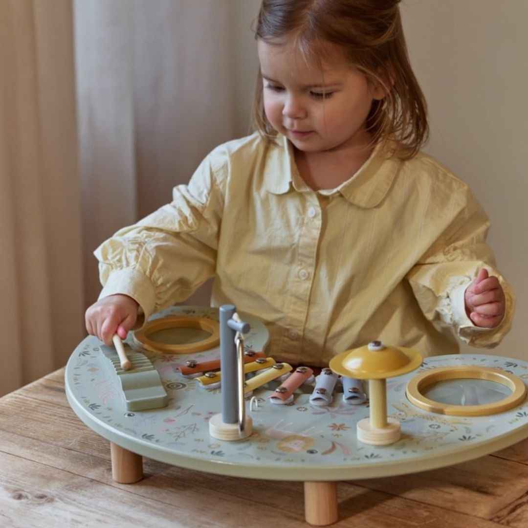 Little Dutch® Wooden music table Safari Friends – slika 7