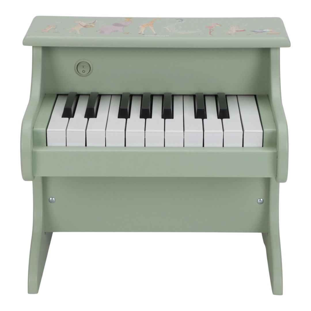 Little Dutch® Wooden piano Safari Friends Green – slika 2