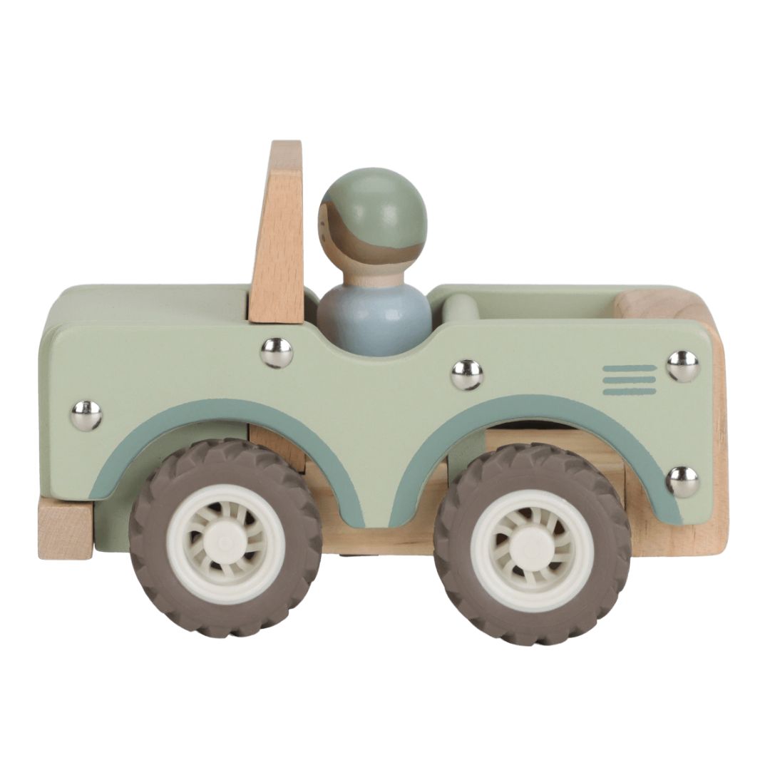 Little Dutch® Wooden safari car Safari Friends – slika 2