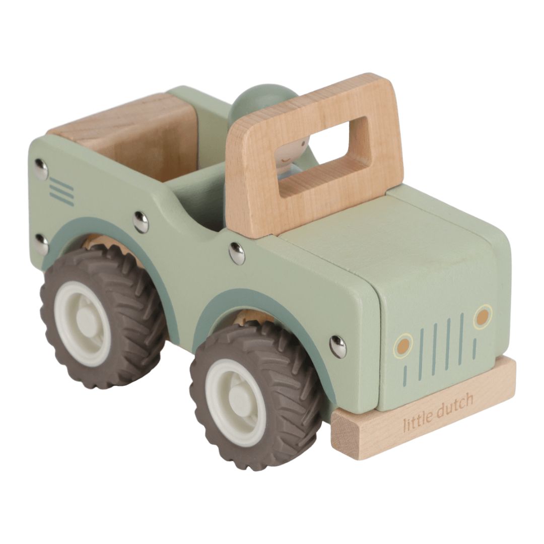 Little Dutch® Wooden safari car Safari Friends – slika 4