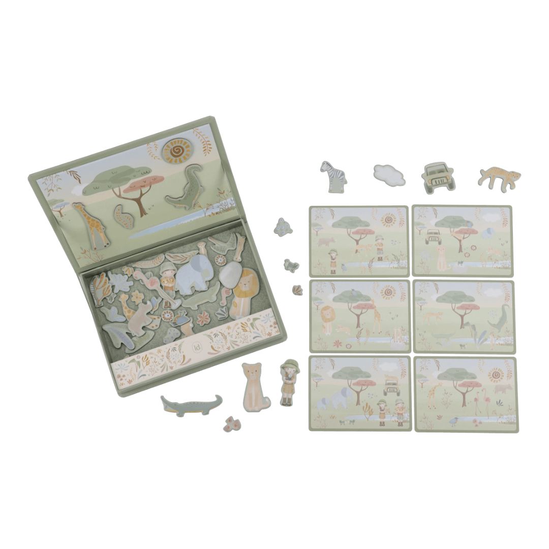 Little Dutch® Magnetic Puzzle Safari Friends – slika 3