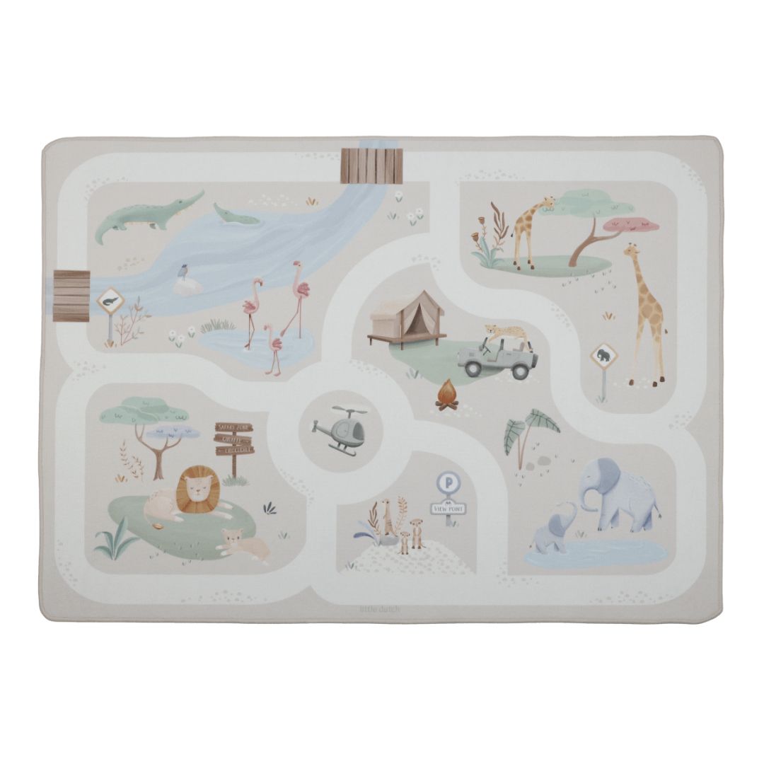 Little Dutch® Baby Play Mat Safari Friends