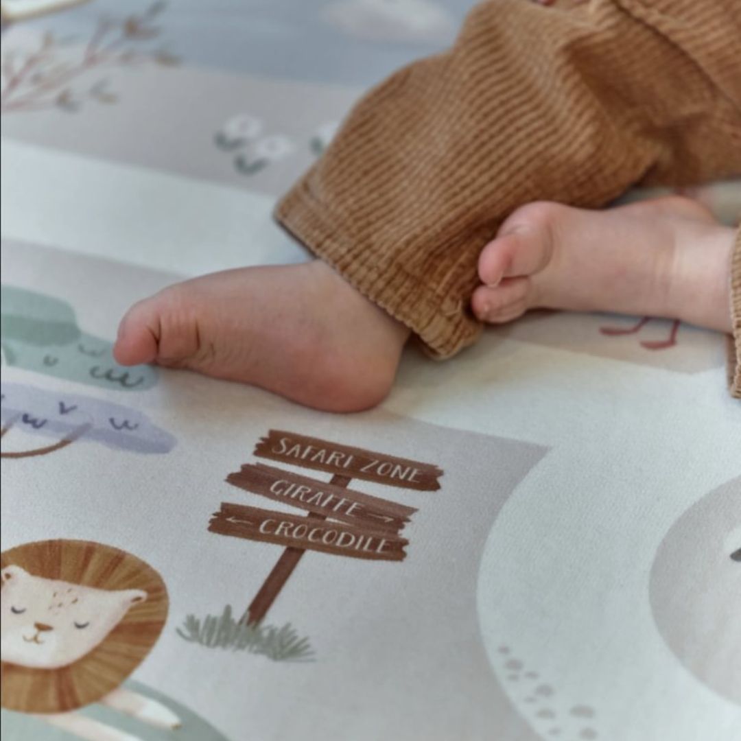 Little Dutch® Baby Play Mat Safari Friends – slika 4