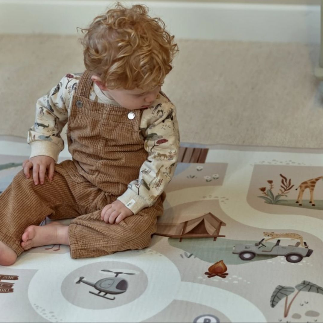Little Dutch® Baby Play Mat Safari Friends – slika 5