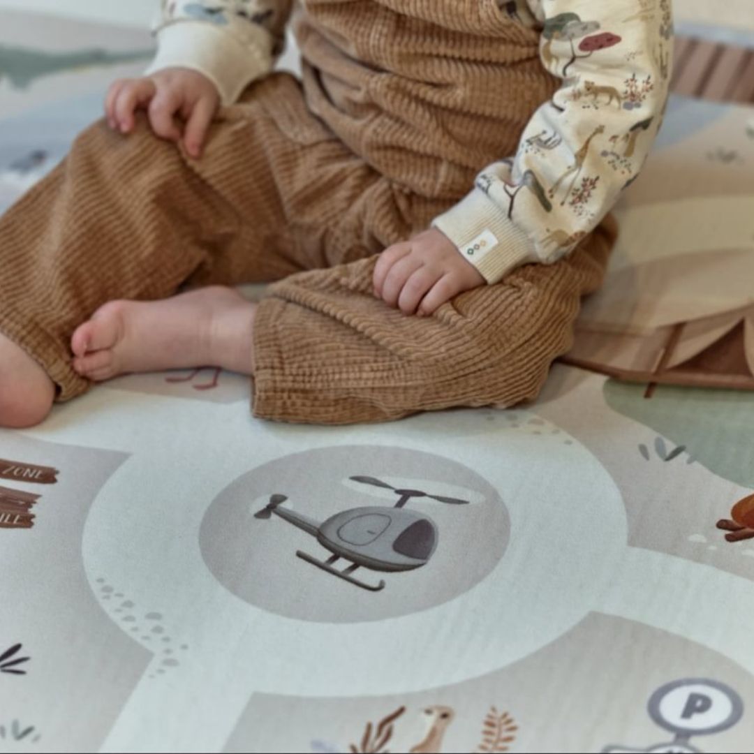Little Dutch® Baby Play Mat Safari Friends – slika 6