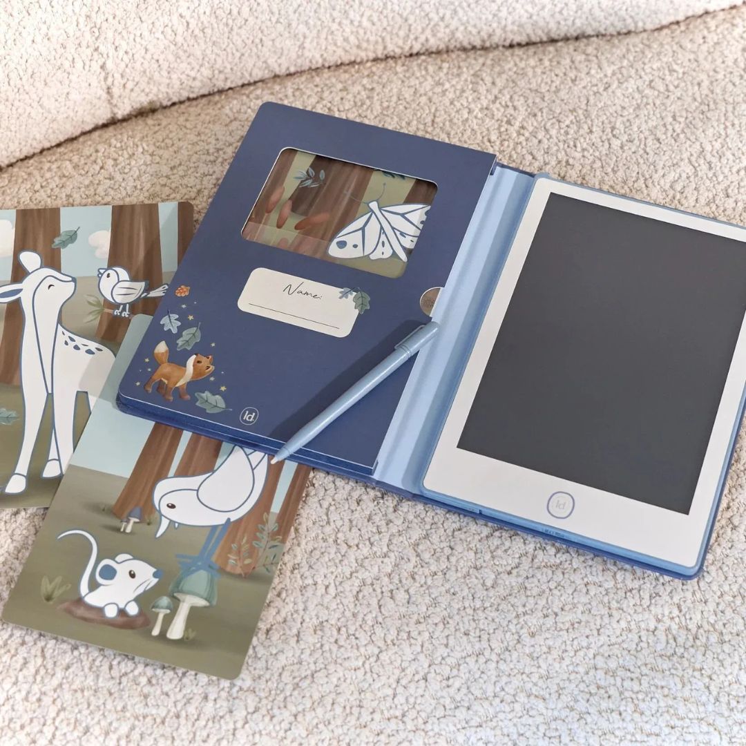 Little Dutch® Children's drawing board Blue – slika 4
