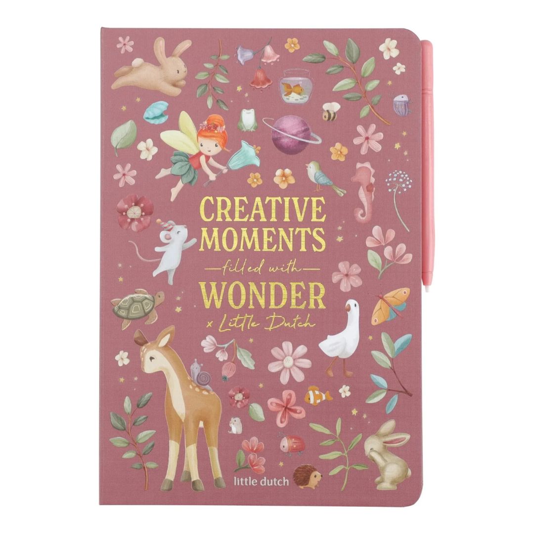 Little Dutch® Children's drawing board Pink – slika 4