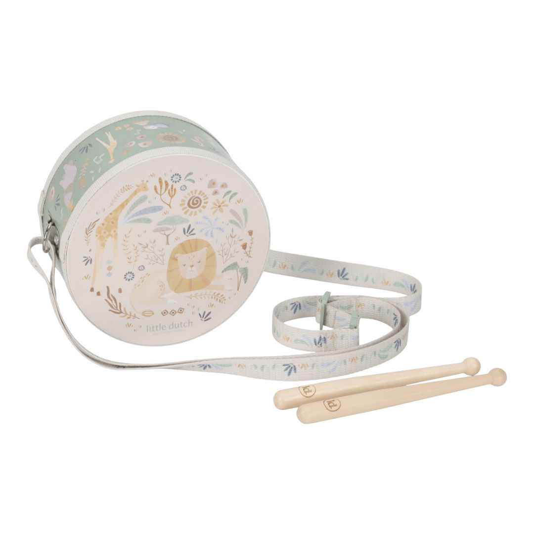 Little Dutch® Children's musical drum Safari Friends – slika 4