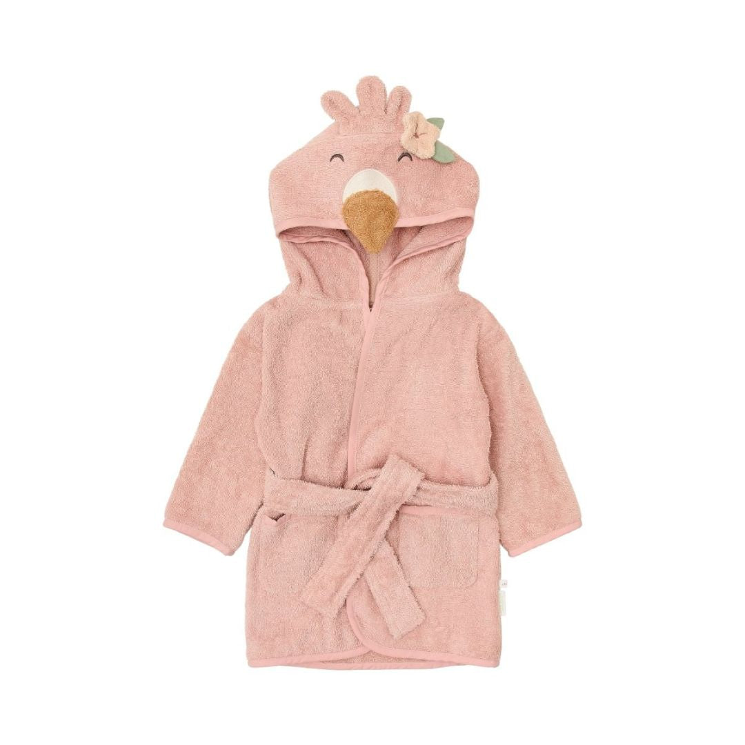 Little Dutch® Baby Bathrobe Flamingo