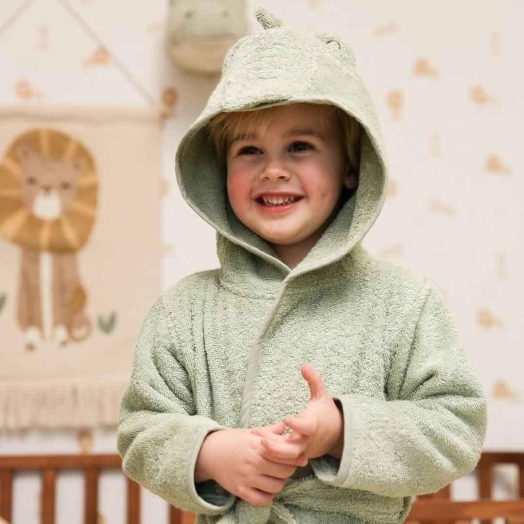 Little Dutch® Baby Bathrobe Flamingo – slika 5