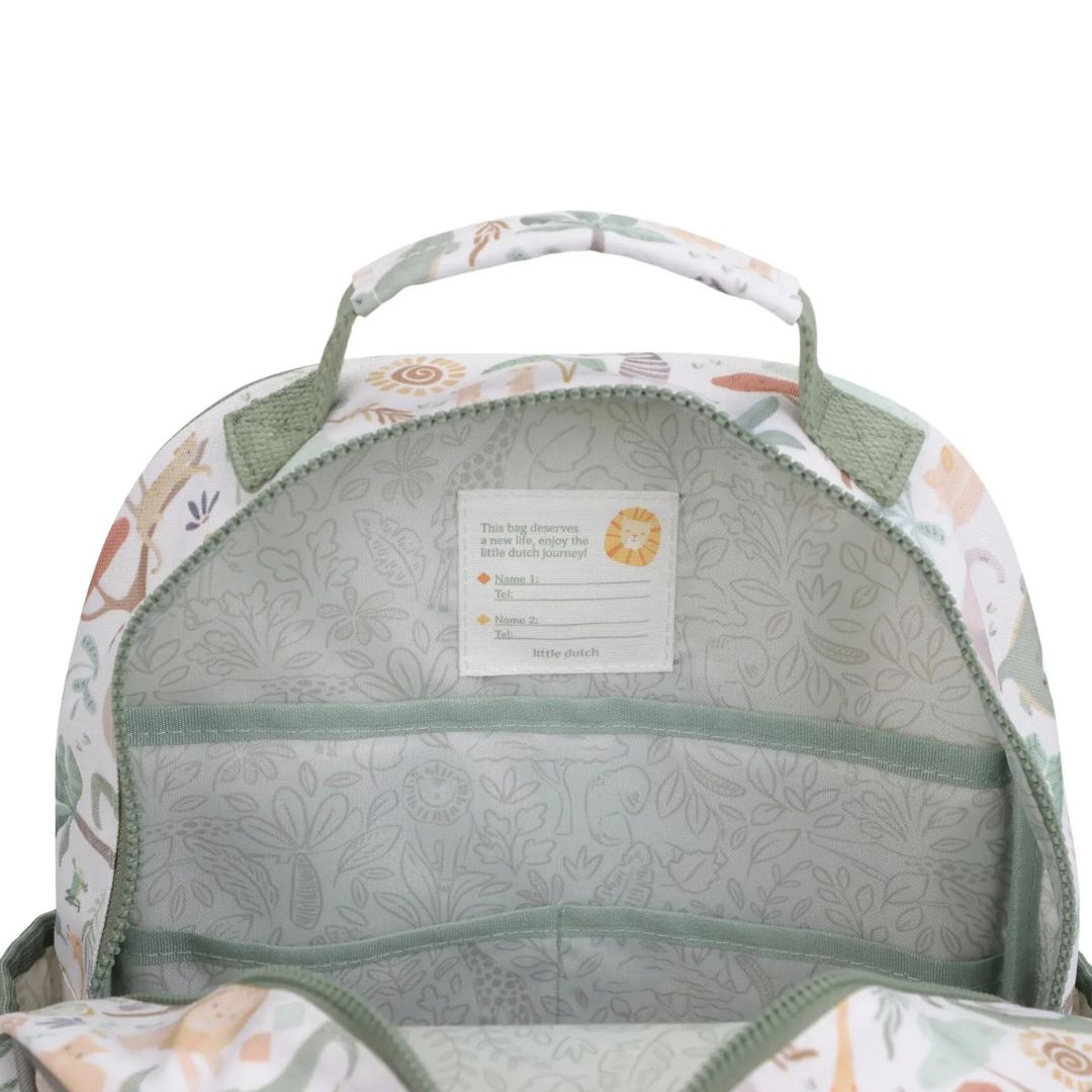 Little Dutch® Children's backpack Large Safari Friends – slika 4