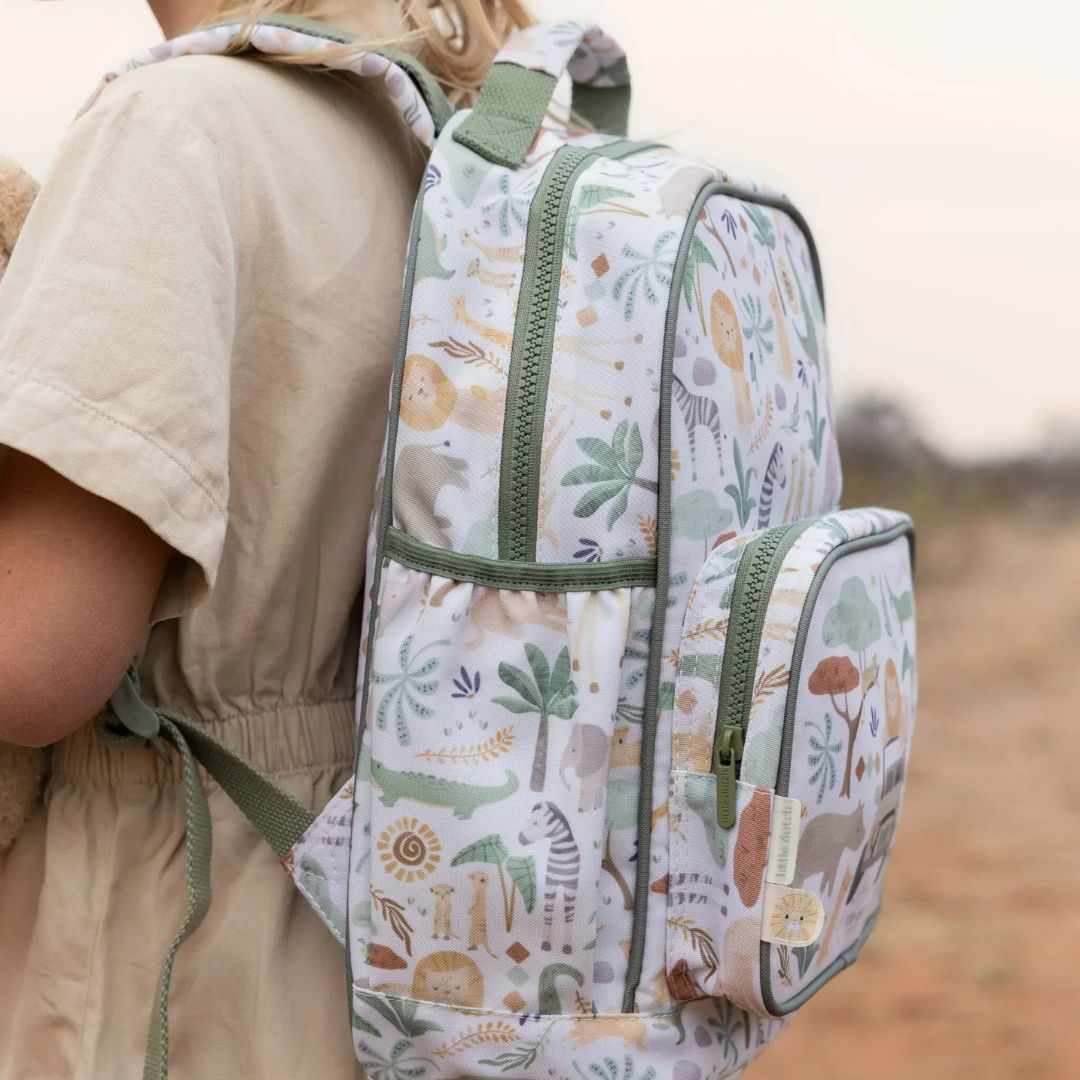 Little Dutch® Children's backpack Large Safari Friends – slika 5