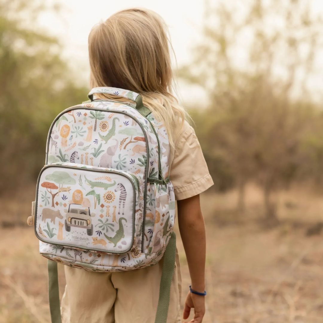 Little Dutch® Children's backpack Large Safari Friends – slika 8