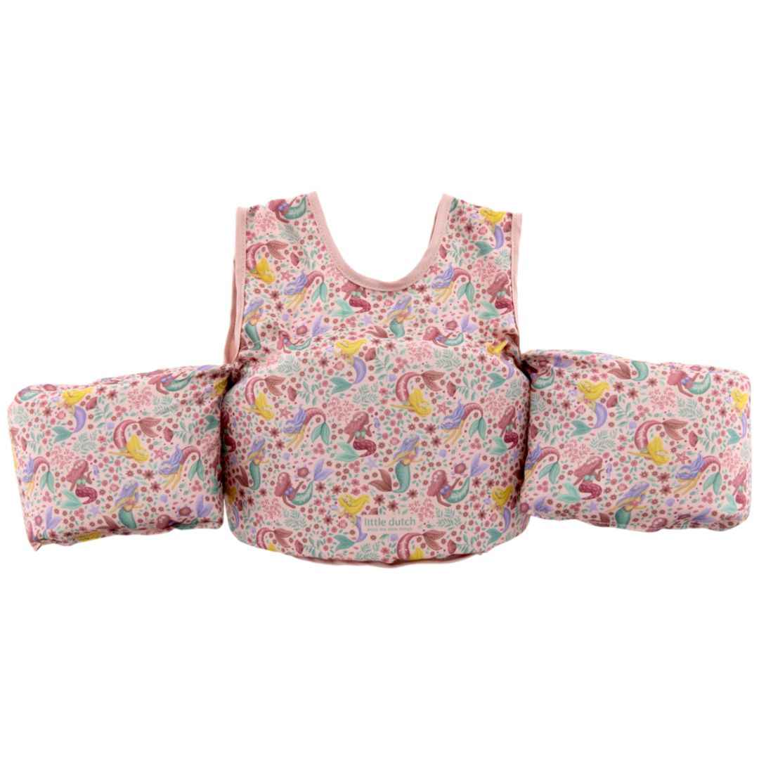 Little Dutch® Otroški plavalni jopič z rokavčki Dreamy Mermaid 3-6L Little Dutch