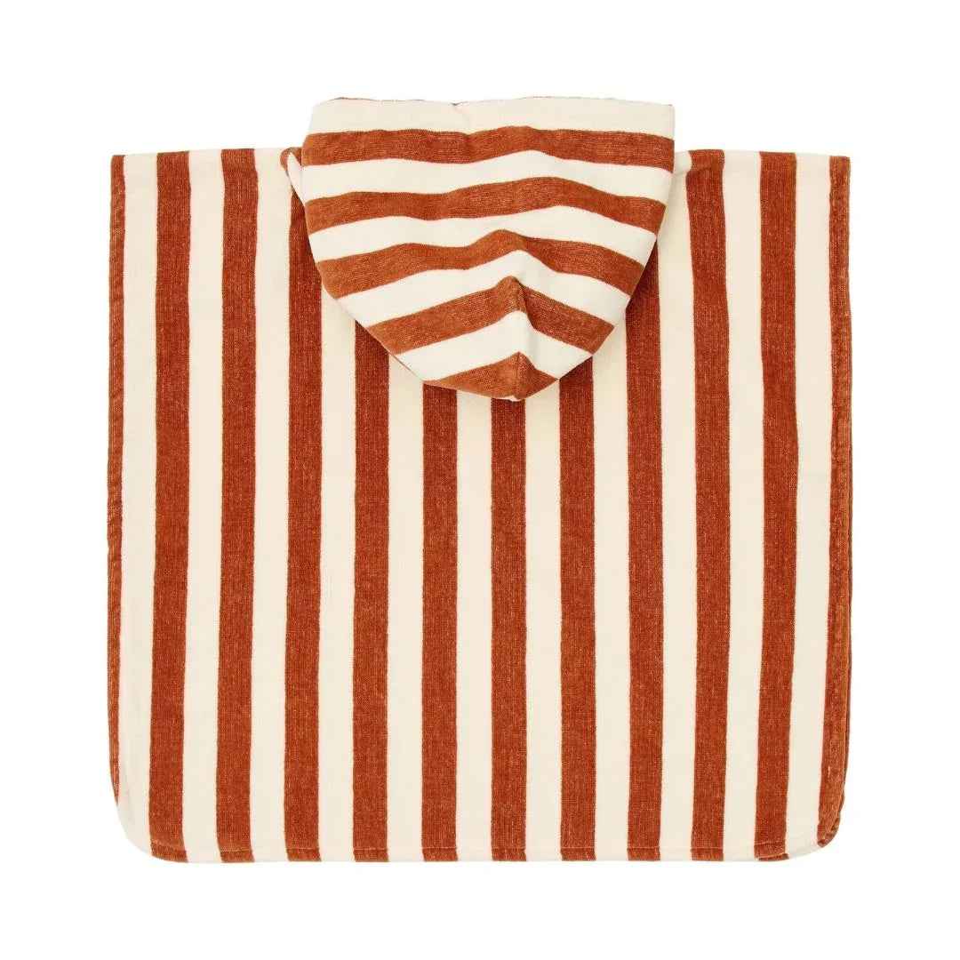 Little Dutch® Pončo za plažo Ocean World Brown Stripe Little Dutch