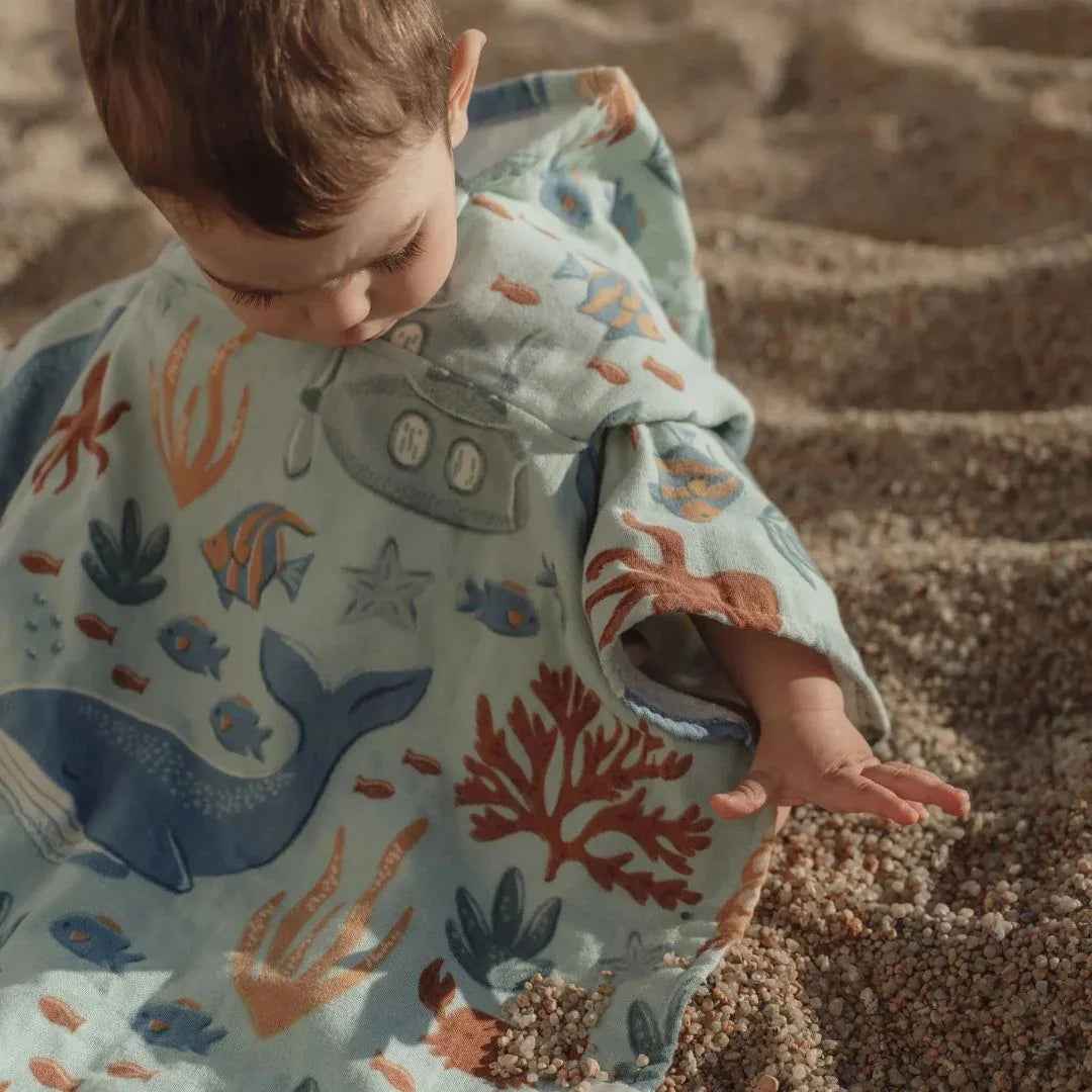 Little Dutch® Pončo za plažo Ocean World Little Dutch