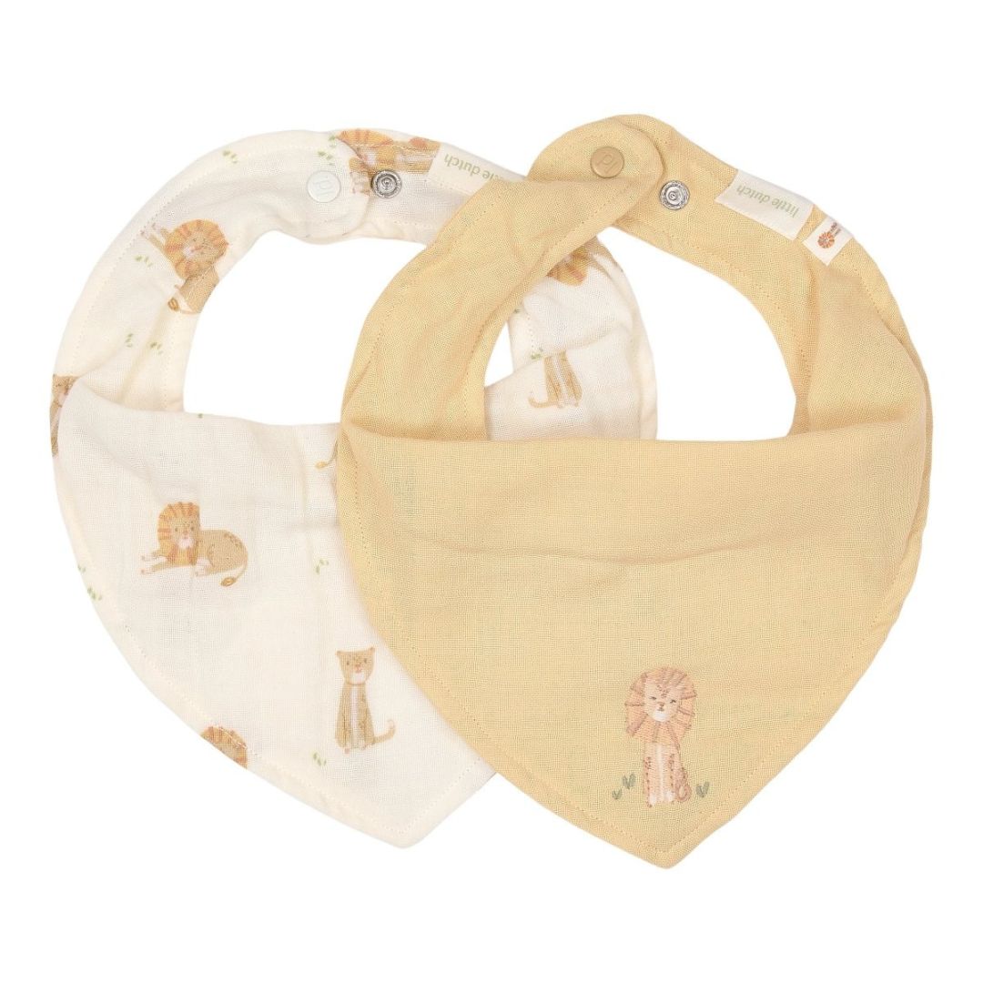 Little Dutch® Šátek/Bryndák 2 ks Safari Leo – slika 2