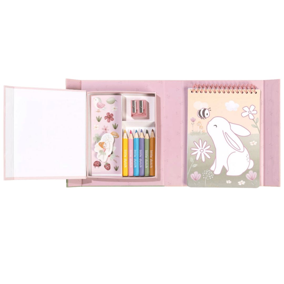 Little Dutch® Coloring Set Rosa Fairy Garden – slika 3