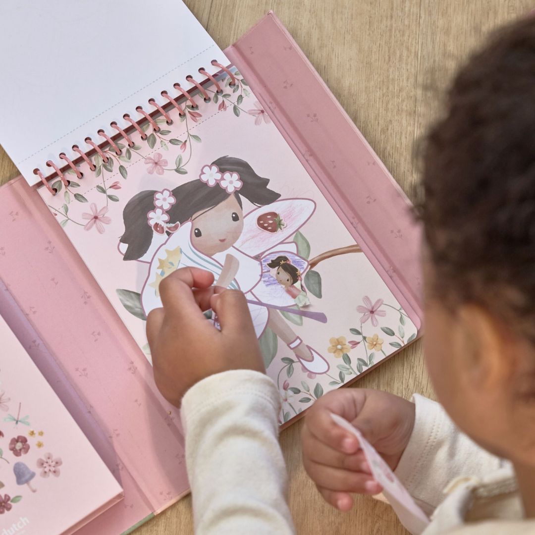Little Dutch® Coloring Set Rosa Fairy Garden – slika 8