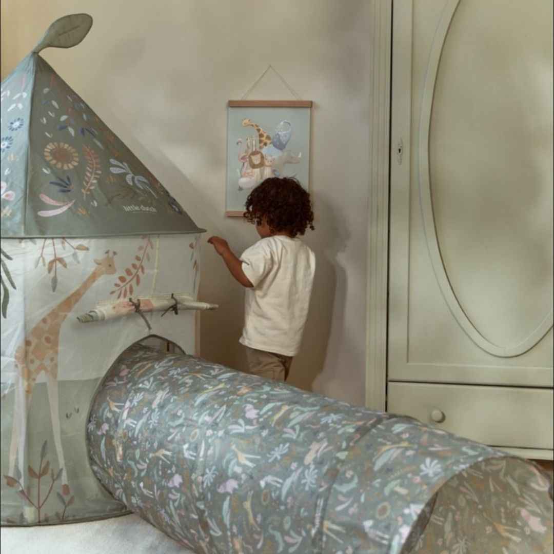 Little Dutch® Šotor za igranje s tunelom Safari Little Dutch