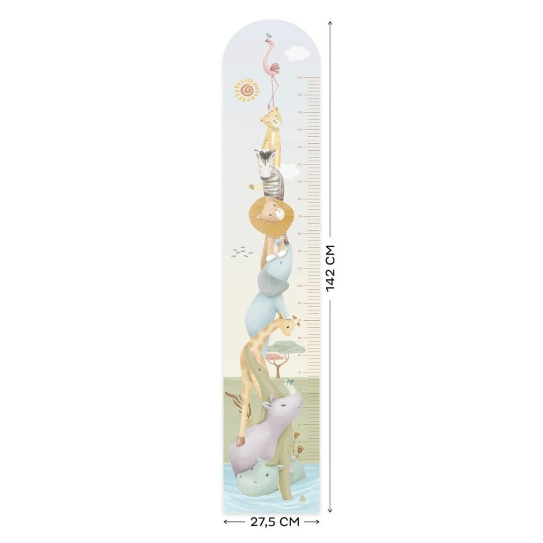 Little Dutch® Growth Chart Wall Sticker Safari – slika 2