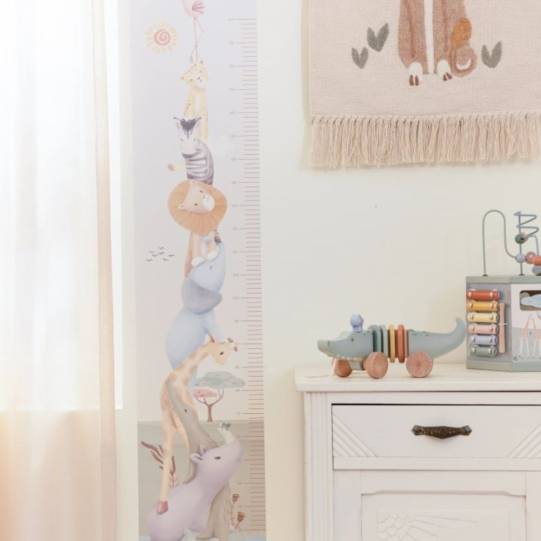 Little Dutch® Growth Chart Wall Sticker Safari – slika 4