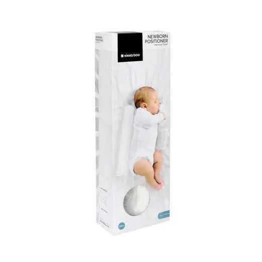 KikkaBoo® Oporna blazina za novorojenčka iz spominske pene Airknit White KikkaBoo