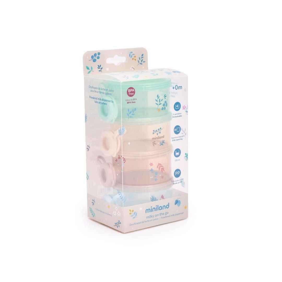 Miniland® Posodice za shranjevanje Milky On The Go Dreamland Miniland
